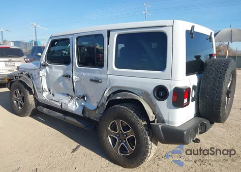 2021 Jeep Wrangler Unlimited Sport S 4X4 from USA, damaged, VIN 1C4HJXDG5MW528071